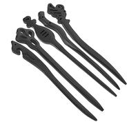 HAPINARY 5pcs Vintage Chinese Style Hair Stick Creative Updo Hair Pin Accessory for Hanfu Traditional Stylish Sticks Material Random Style
