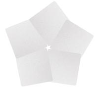 HAPINARY 5pcs Wooden Blank Sublimation Transfer Puzzle Set 20x20cm Heat Press Jigsaw Pieces for DIY Craft Projects and Custom Heat Transfer Designs