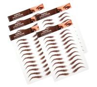HAPINARY 5sheets Eyebrow Stickers Realistic Peel off Transfers for Effortless Grooming and Shaping for Uneven Sparse Brows