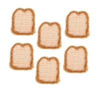 HAPINARY 6 Pack Bread Shaped Dish Cloths Non Stick Mesh Dish Scrubber Kitchen Towel Natural Non Stick Sponge Easy Cleaning Green