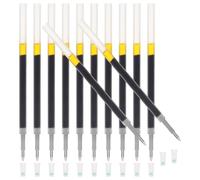 HAPINARY 60Pcs Black Gel Pen Refills 0.5Mm Replaceable Plastic Ink Refills for Office and School Writing Supplies