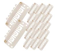 HAPINARY 60pcs Wig Snap Clips Hair Extension Fixing Clips Wig Grip No Crease Hair Clasps for Women