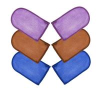 HAPINARY 6pcs Exfoliating Shower Mitts Bathing Gloves Korean Exfoliating Glove Skin Scrubbing Mitt