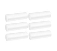HAPINARY 6pcs Foam Cylindrical Decoration Tube Foam Rods Floral Shapes Tubes Tabletop Flower Holder Craft Blocks Cylinders Craft Decorations White