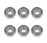 HAPINARY 6pcs Front Wheel Bearings for Manual Wheelchair Casters Small Wheel Replacement Parts with Shock Absorption and Quiet Rolling for Rollators and Transport Chairs