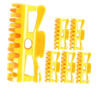 HAPINARY 6Pcs Hair Curler Clips Professional Roller Clips for Styling Fixing Hair Place for Creating and Waves Lightweight Portable Hairdressing Tool