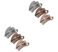 HAPINARY 6pcs Heart Claw Clip Large Hair Grips Heart Shaped Claw Clips for Women