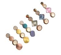 HAPINARY 6pcs Macarons Hairpin Hair Clip Women's Accessories Set Fashion Green Hair Clips for Girls Ladies