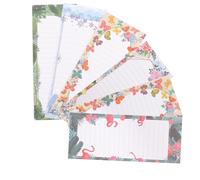 HAPINARY 6pcs Magnetic Notepads for Fridge with Decorative Patterns Smooth Writing Memo Pads Lightweight Grocery and Shopping List Notepads with Strong Magnet for Home Office and Retail Use