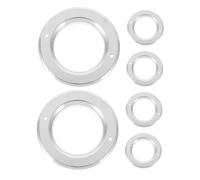 HAPINARY 6pcs Parrot Nest Hole Protectors Aluminum Antibite Ring Bird House Nesting Protective Rings for Parrots Bird House Accessories Easy Installation
