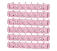 HAPINARY 6pcs Pink A7 Metal Binder Rings 6-Hole Openable Planner Binder Replacement Kit for DIY Notebooks and Organizers Office Book Binding Spines