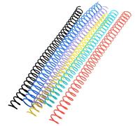 HAPINARY 6pcs Plastic Book Binder Spirals Loose Leaf Binder Circles for School and Home Use, Easy to Carry and Practical to Use Notebook Binding Rings for Teachers and Students