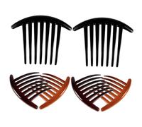 HAPINARY 6pcs Plastic French Hair Combs Seven-tooth Comb Hair Styling Accessories Hairdressing for Girls Women