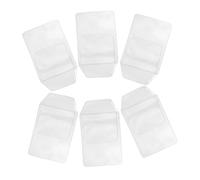 HAPINARY 6Pcs Transparent PVC Pocket Protector for Lab Coats and Shirts Pen and Pencil Organizer Pouch Suitable for Nurses Doctors Office School Hospital Pocket Holder