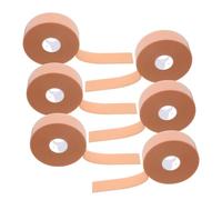 HAPINARY 6roll Pointe Shoe Heel Protector Skin Chafing Prevention Tape Invisible Heel Pads Self-Adhesive Foam Tape for Blisters Khaki