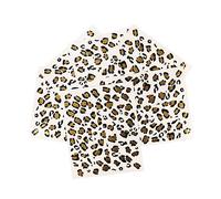 HAPINARY 6sheets Portable Leopard Pattern Films Decorative Transfer Decals Delicate Transfer Film Convenient Party Accessory