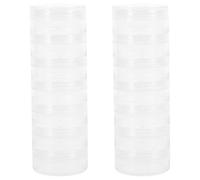 HAPINARY 7 Day Medicine Case 2 Pcs Pill Organizer Weekly Daily Pill Dispenser Storage Box for Seniors Home Office Travel