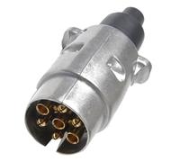 HAPINARY 7 Pin Aluminium Trailer Connector 12 Volt 7-pin Operating Heavy-duty Aluminium Alloy Towing Plug for Car Trailer Accessories