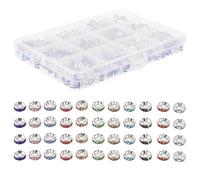 HAPINARY 720pcs Pearl Beads 6mm Abs Spacer Beads for Jewelry DIY Craft with Easy Stringing and Wear-Resistant Features for Hair Accessories and Necklaces Making