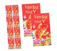 HAPINARY 72pcs Vietnamese Year Money Envelopes Spring Festival Red Packets Packet Lucky Money Pocket for Cash Envelopes for
