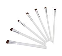 HAPINARY 7Pcs Eyeshadow Makeup Brush for Women Soft Synthetic Hair with Comfortable Handles Portable Cosmetic Tools for Blending Crease Eyeliner Suitable for Beginners and Professionals