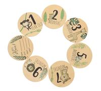 HAPINARY 7pcs Milestone Cards Double-Sided Boy Girl Signs for Monthly Announcements for Showers and Gender Reveals Lightweight and Portable for Boys and Girls