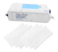 HAPINARY 80pcs Disposable Cotton Face Washing Towels Soft Absorbent Cleaning Pads for Family Use for Gentle Facial Care and Hygiene
