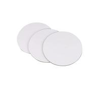 HAPINARY 8pcs 10cm Round Canvas Boards for Painting, Premium Cotton Artist Canvas Panels in White, for Hobby Use and Quick Studies, Suitable for Educators and Students Art