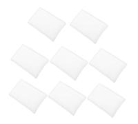 HAPINARY 8pcs Bamboo Fiber Dishcloth White Washable Sponges for Kitchen Wok Sponge Multi-Function Cleaning Convenient Dish Scrubber
