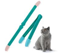 HAPINARY 8pcs Cat Tear Stain Cleaning Brush Lightweight Eye Cleaning Tool for Kittens Grooming Brush for Removing Tear Stains and Dead Hair Portable and Easy to Use
