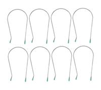 HAPINARY 8pcs Electric Heated Curling Clips Replacement U-shaped Roller Pins for Hair Curler Compact Design for Home Hairstyling