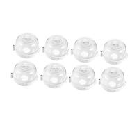 HAPINARY 8pcs Material Stove Knob Cover Kitchen Safety Guard Lock Cover for Gas Hob Burner Caps Reusable
