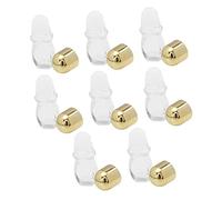 HAPINARY 8pcs Roller Ball Massage Bottle Small Glass Bottle Reusable Design for Eye Roller and Fragrance Applications for Personal Use