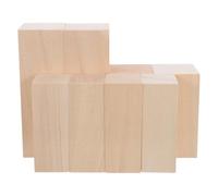 HAPINARY 8pcs Wooden Carving Blocks: Basswood Crafting Blanks Unfinished Wood Blocks for DIY Whittling Painting Coloring Handmade Crafts - Beginners & Expert Use