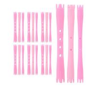 HAPINARY 90pcs Plastic Perm Rods Set with Hollow and Water Wave Design for Salon and On-the-go Styling, Small Hair Curlers for Heatless Curls and Long-lasting Waves