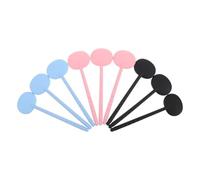 HAPINARY 9Pcs Eye Occluder Plastic Set Compact and Lightweight Vision Test Shields for Optometric Exams and Pediatric Strabismus Screening Comfortable Handheld Covers for Precise Eyesight