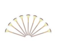 HAPINARY 9pcs Portable Makeup Brush Kit Soft Fibers Face Powder Blush and Highlighter Brushes Small Color for Application and Easy Cleaning