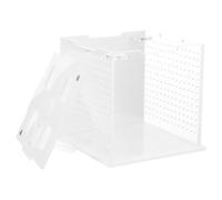HAPINARY Acrylic Reptile Feeding Box with Professional Breeding Features and Unique Design, Easy to Use Habitat Feed Box Suitable for Mantis and Stick Insects in Breeding Scenarios