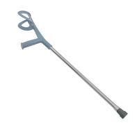 HAPINARY Adjustable Aluminum Alloy Forearm Crutch for Disabled Adults Lightweight Medical Walking Stick with Non-Slip Foot Pads Elbow Support Aid for Stability and Mobility Assistance