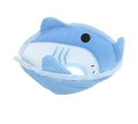HAPINARY Adjustable Blue Shark Medium Pet Elizabethan Collar for Dogs and Cats, Anti-Bite Protective Neck Cone for Post-Surgery and Licking Prevention