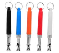 HAPINARY Adjustable Dog Training Whistles 5pcs with High-Frequency Recall for Behavior Control and Bark Deterrent, Multipurpose Silent Dog Retriever Whistles for Professional Pet Training