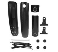 HAPINARY Adjustable Mountain Bike Mudguard Set Front and Rear, Quick Release Extended Wide Splash Guard for 26/27.5/29 Inch Bikes, Universal Rear Mudguard for Off-Road and Ebike Cycling