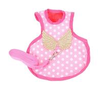 HAPINARY Adjustable Pink Chicken Harness with Leash for Hens and Roosters, Polyester Material for Outdoor Activities and Walks, Protect Your Hand with Comfortable Fit