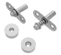 HAPINARY Adjustable Pivot Hinge 2 Sets for Folding Partitions Heavy Duty Spring Loaded Rotating Shaft for Room Dividers and Screen Door Hardware, Designed for Quick Retrofit on Existing