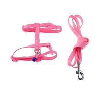 HAPINARY Adjustable Rabbit Harness Leash Bell for Comfortable Walks Random Color