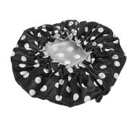 HAPINARY Adjustable Satin Shower Cap for Women Hair Wrap for Shower Bath Kitchen Soft Durable with Elastic Headband Keeps Hair Dry Frizz