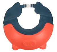 HAPINARY Adjustable Waterproof Shower Hat for Babies Drainage Brim and Back-flow Prevention, Cartoon Shaped Bath Hat for Hair and Ear Protection during Shower and Daily Life
