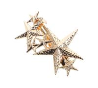 HAPINARY Alloy Irregular Star Hair Clip for Women Decorative Metal Hairpin for Everyday Use and Special Occasions Small Five- Shaped Accessory for Girls and Parties