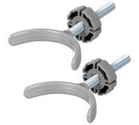 HAPINARY Alloy U Shaped Guardrail Fixator for Safety Gates and Security Doors, Heat Resistant and Sturdy Metal Accessory with Craftsmanship, Practical Stairway and Gate Fence