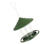 HAPINARY Automatic Outdoor Hanging Bird Feeder 2pcs with Roof Wire Rope and Iron Hook Attracts Wild Birds for Garden Patio Easy Placement